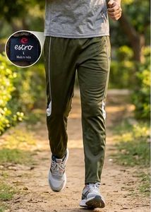 Men's Olive Green Track Pants