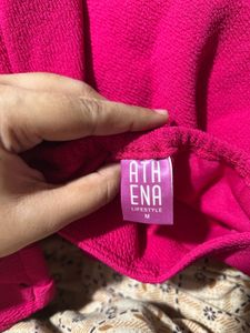 Pink Puff Sleeve Top