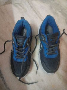 Stylish Blue & Grey Sneakers