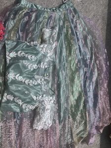Beautiful Multi-color Lehenga Skirt and top