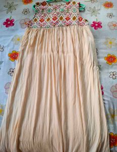 Bohemian Embroidered Sleeveless kurta