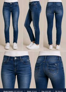 Girls Stylish Blue Denim Jeans