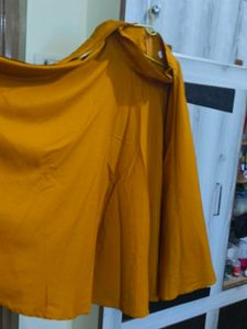Elegant Mustard Yellow Ethnic Skirt