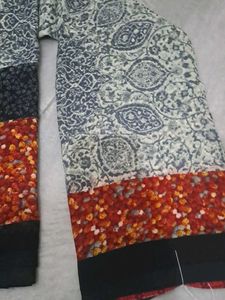 new Beautiful Suman Garden Crape saree
