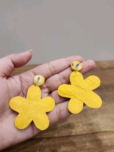 Daisy Beaded Statement Earrings