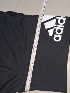 size M Adidas Black Logo Shorts of 1