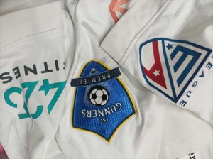 Nike football jersey with embroidered patches