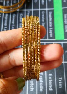Set of 4 Beautiful Gold Bangles total 30 💛