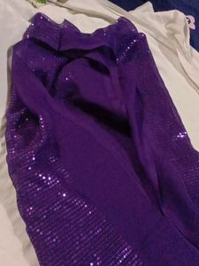 Dress Material Dark Purple Colour