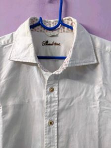 Men's Classic White Casual Shirt