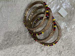 Vibrant Multicolored Bangle Set