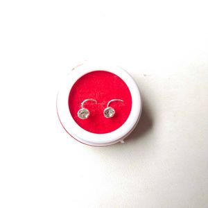 925 Pure Silver Dimond Nose/ Ear Earings 1 pair