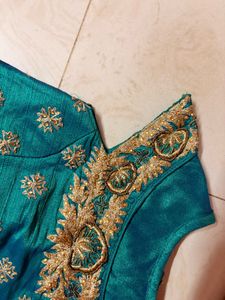Girls blue lehenga