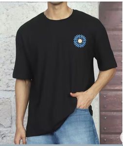Shein Black Graphic T-Shirt