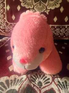 Pink Plush Bunny Toy teddy too