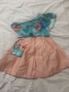 Cute Girls Skirt and Top Set