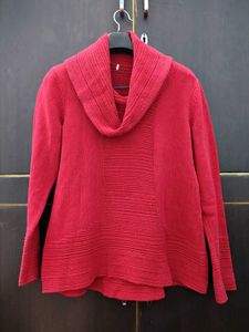 Off-Shoulder Knit Sweater