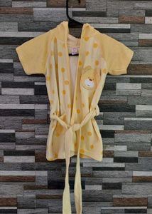 Cute Yellow Bath Robe