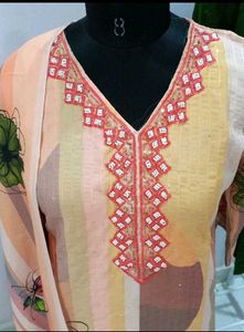 New Floral Print Kurta Set