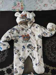Cozy Teddy Bear Baby Robe