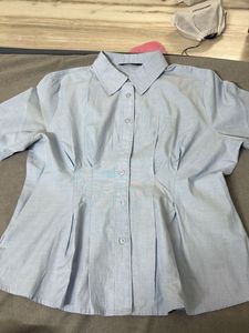 Light Blue Button-Up Shirt