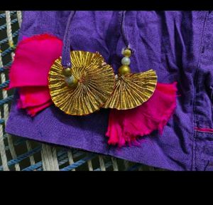 Stunning Yellow &amp; Purple Lehenga Set