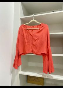 Only Blouse With Bell Sleeves