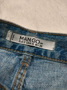 Distressed Blue Denim Jeans