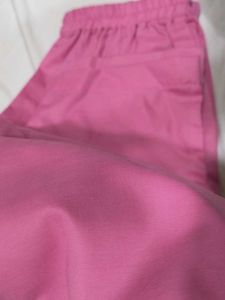 Beautiful Pink Floral Kurta with Dupatta