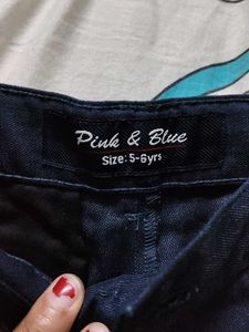 Navy Blue formal pants 5 to 6 years Boys