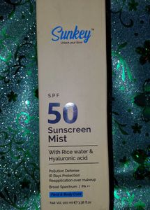 Sunkey SPF 50 Sunscreen Mist