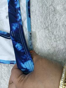 Blue Tie Dye34💙 Bra Top