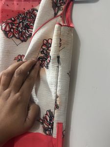 Designer Floral Print Ethnic Gown