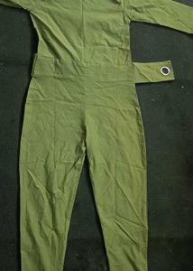 Olive Green Eyelet Detail Dress