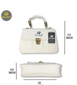 Stylish White Bliss Handbag