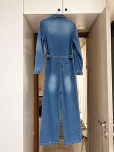 Vintage Wash Denim Jumpsuit