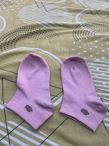 Used Cute Pink Socks