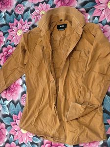 Men's Corduroy Button-Down Shirt