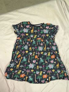 Cute Jungle Print Girls Dress