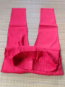 Red Colour Pencil Pant
