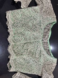 Designer Net Embroidered Blouse