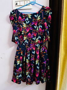 Floral Print mini Dress New