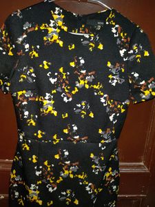 Women High Quality Korean Black Dress