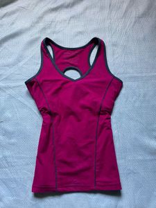 Women's Pink Athletic Tank Top