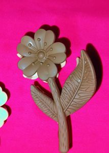 Cute Flower Hair Clips Set
