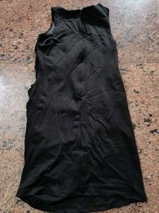 Chic Black Top with Bow Detail