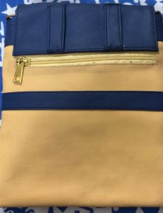 Stylish Two-Tone Crossbody Bag
