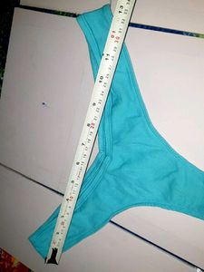 Aqua Blue Thong Underwear 40-42 size