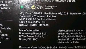 Quench Zit Away Treatment Patches