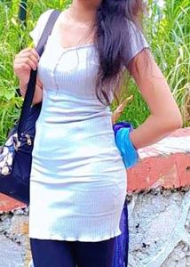 Off-Shoulder Ribbed Mini Dress